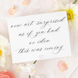Handel nu verrast bruidsmeisje kaart, bruidsmeisje voorstel kaart, zul je mijn bruidsmeisje kaart zijn, voorstel geschenk, bruidsmeisje doos
