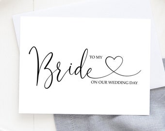 To my Groom Love Letters Wedding Note Cards Wedding Day Cards To my Bride Before I Do Cards