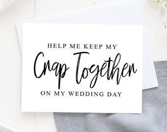 Help Me Keep My Shit Together Card Funny Bridesmaid Proposal - Etsy