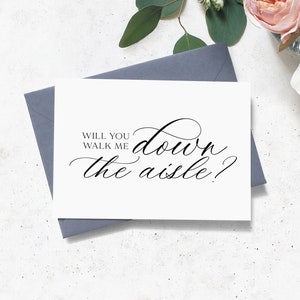 Cartão Você vai me acompanhar pelo corredor, Cartão do pai da noiva, Cartão para o pai da noiva, Cartões de casamento, Cartão de casamento, Cartão para o meu pai