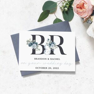 Personalized Wedding Card, Wedding Card For A Couple, Newly Married Couple Greeting Card, Congratulations Wedding Card, Wedding Gift Card
