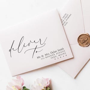 Personalized Wedding Invitation Addressing Service, A7 Envelope Addressing, Wedding White Invitation Envelope Printing, Printed Envelopes
