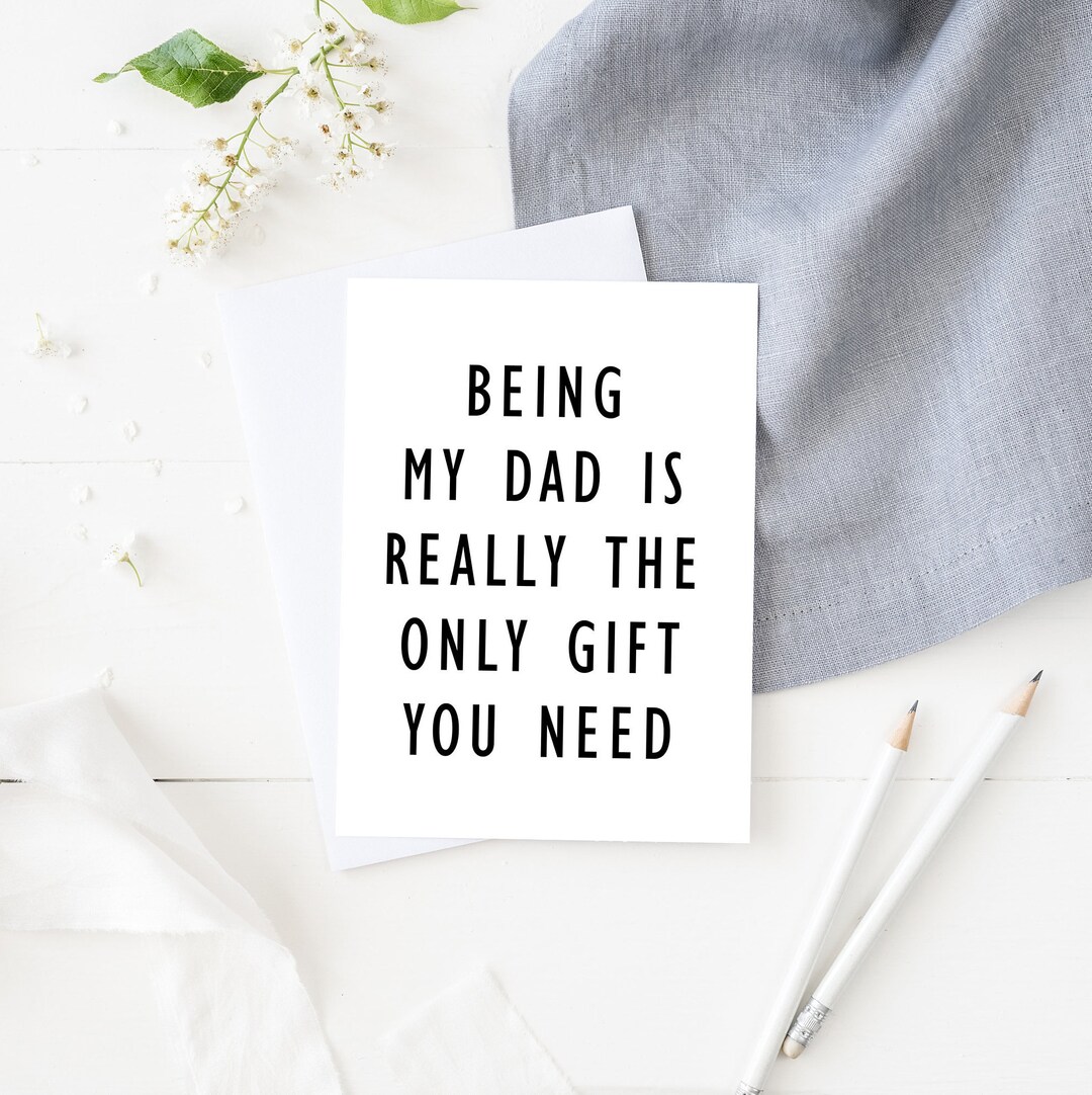 Funny Birthday Card for Dad Happy Birthday Dad Funny Dad - Etsy