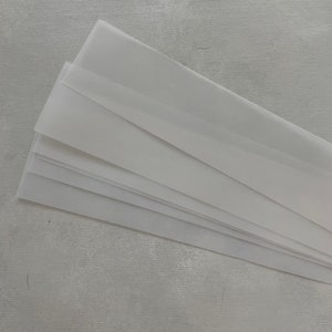 Vellum Belly Bands for Wedding Invitations, Translucent, Custom Vellum Wrap for Invitations, DIY Invites Belly Band image 5