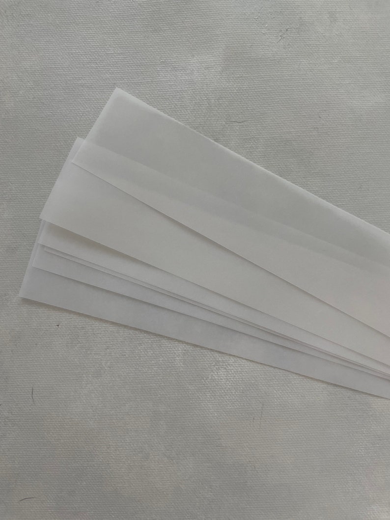 Vellum Belly Bands for Wedding Invitations, Translucent, Custom Vellum Wrap for Invitations, DIY Invites Belly Band image 5
