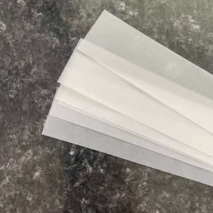 Vellum Belly Bands for Wedding Invitations, Translucent, Custom Vellum Wrap for Invitations, DIY Invites Belly Band image 4