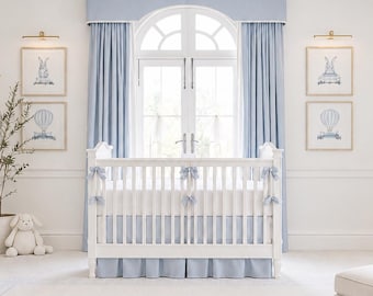 Arched Window Cornice | Custom Cornice Colors Available | Nursery Window Cornices by Designer Homes Baby