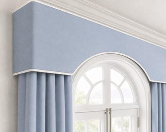 Arched Window Cornice | Custom Cornice Colors Available | Nursery Window Cornices by Designer Homes Baby