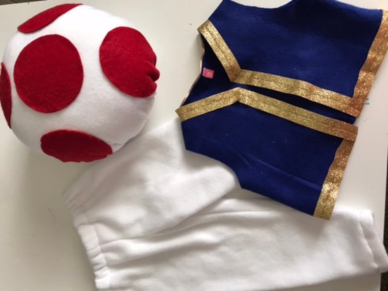 Toad Costume for Boy from Mario Bros Video Game image 5