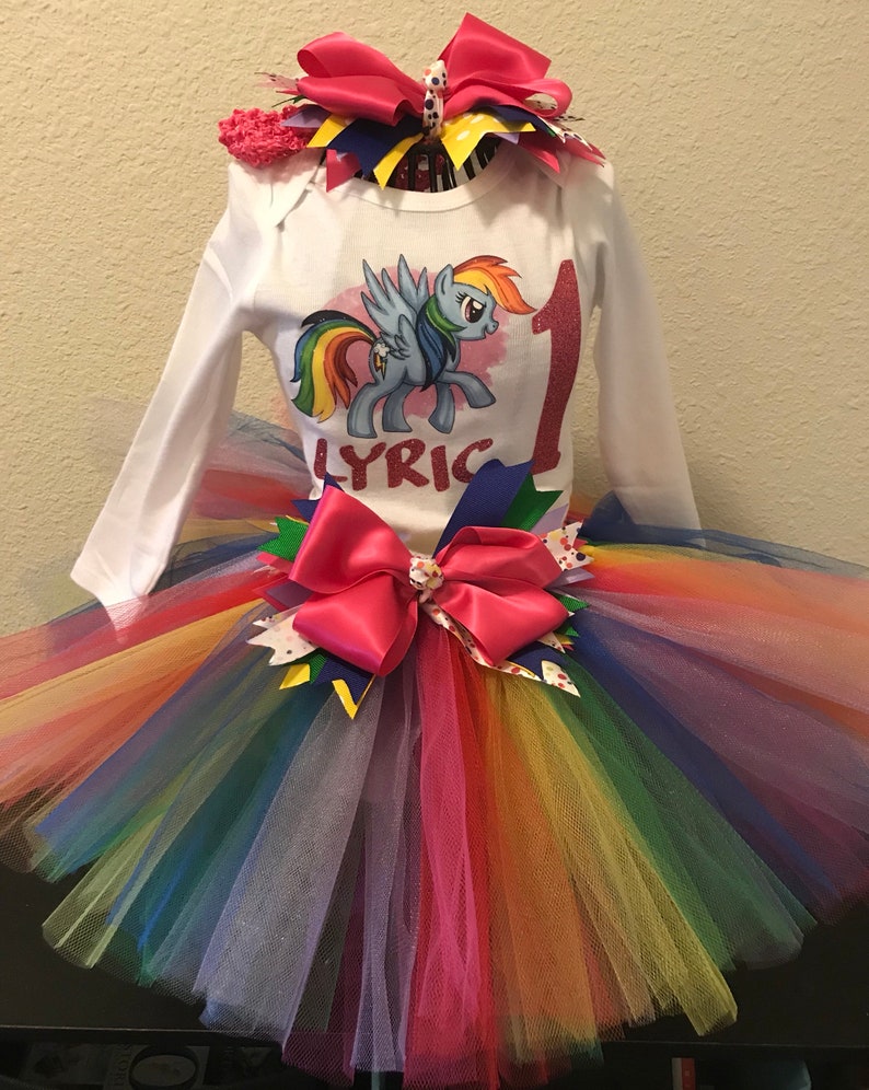 Rainbow Dash Tutu Set