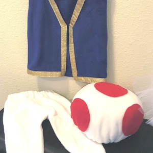 Toad Costume for Boy                                         from Mario Bros Video Game