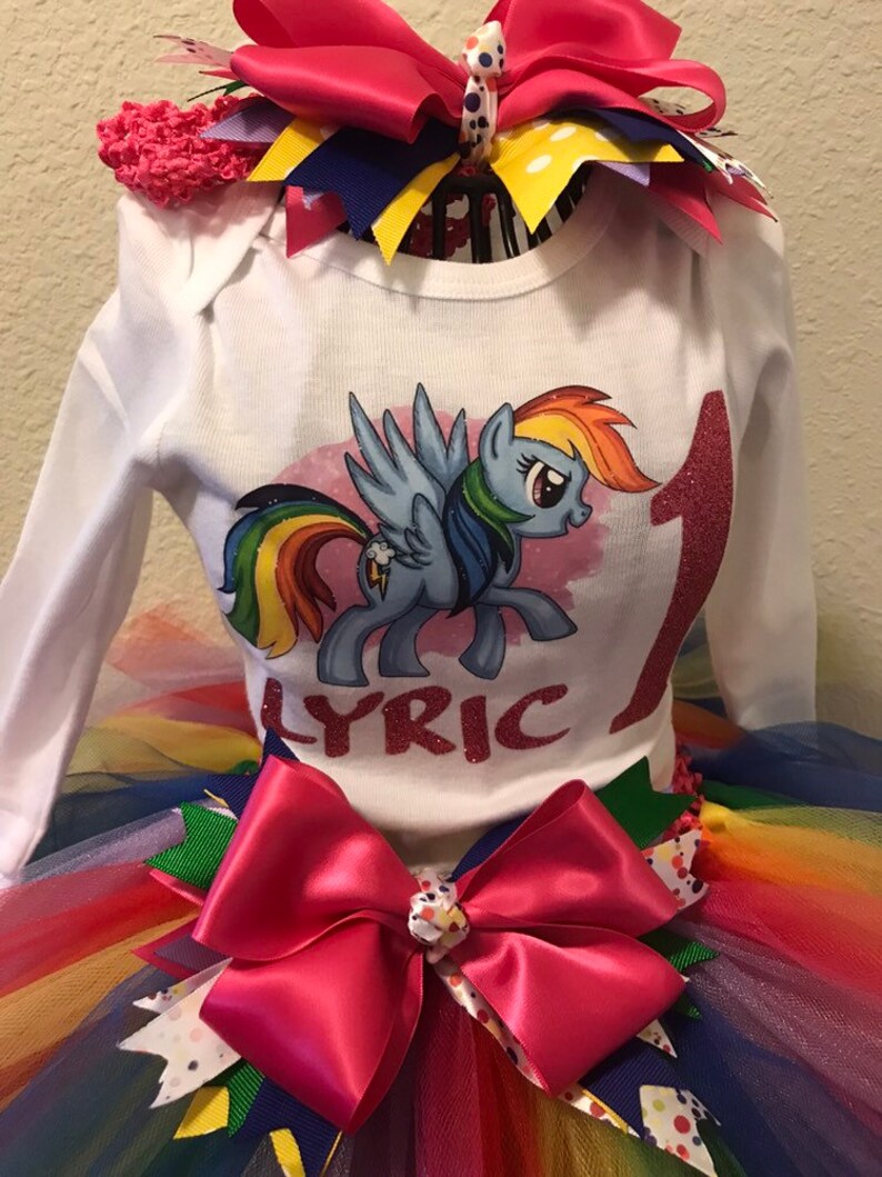 Rainbow Dash Tutu Set