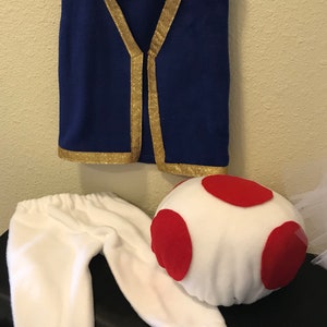 Toad Costume for Boy from Mario Bros Video Game image 1