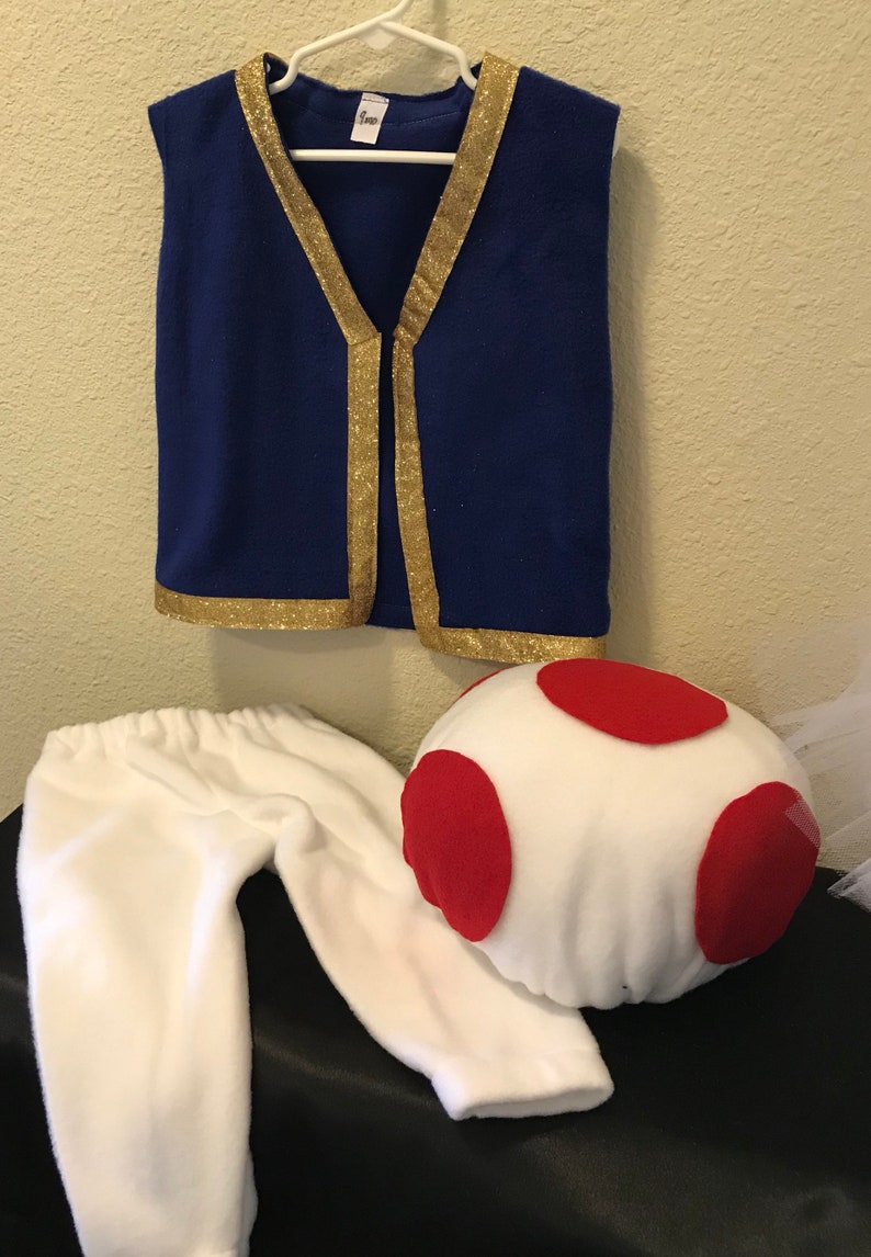 Toad Costume for Boy from Mario Bros Video Game image 1