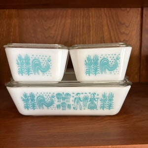 Butterprint pyrex vintage