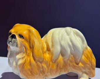 SylvaC Pekinese Keramik Hundefigur