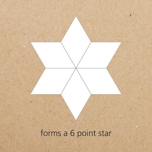 2 Inch Diamond Pattern 2 Inch 60 Degree Diamond EPP Templates – English Paper Piecing Pattern ...