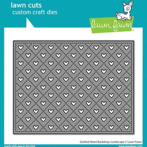 Lawn Fawn-quilted heart backdrop-Lawn Cuts