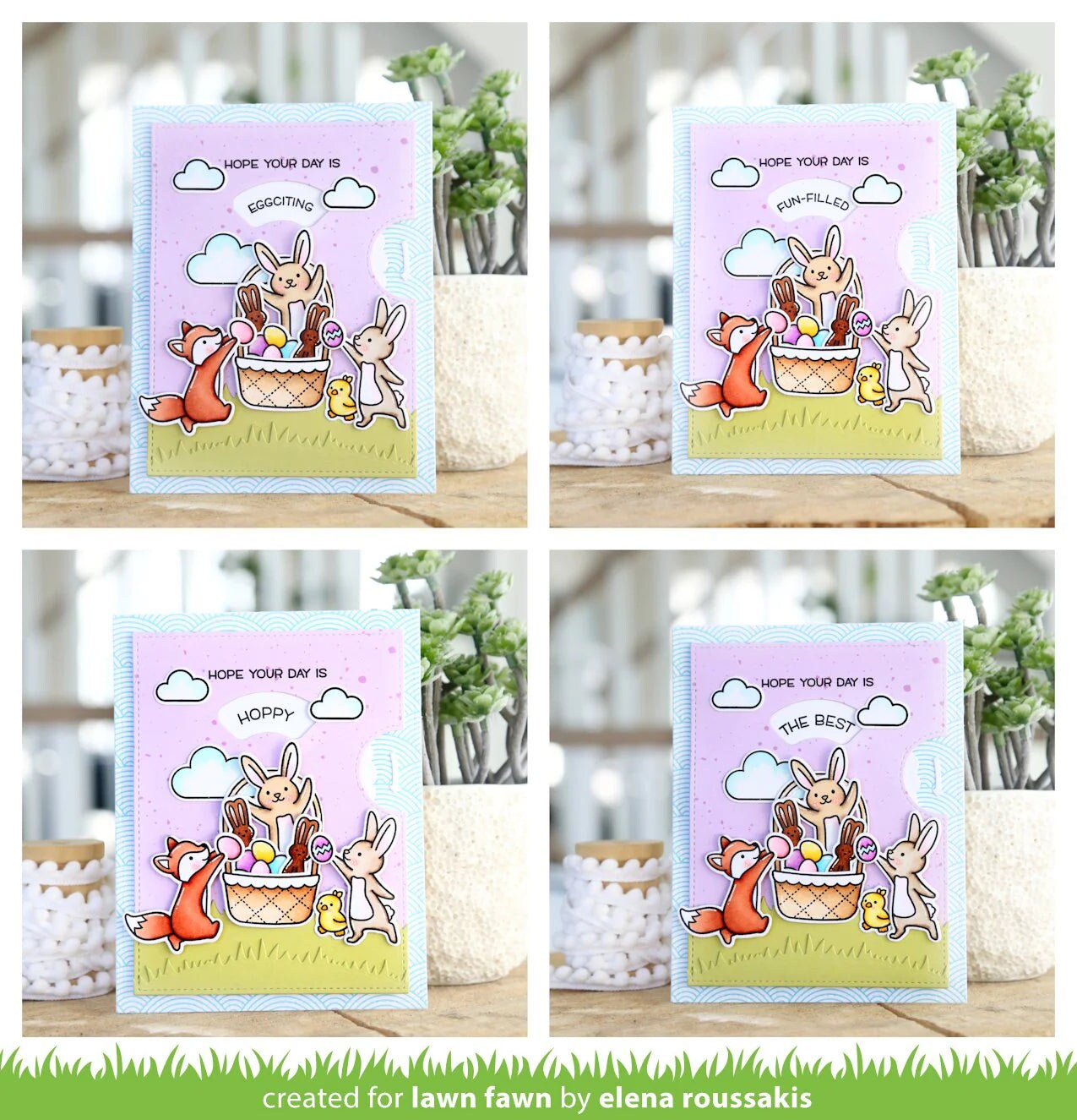 Lawn Fawn - Reveal Wheel Spring Sentiments - Clear Stamp Set - Etsy