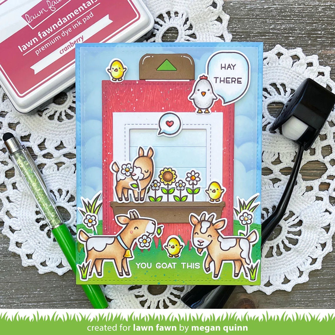 Lawn Fawn - Clear Photopolymer Stamps - You Goat This - Etsy