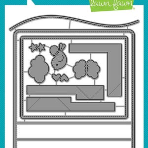 Lawn Fawn - peekaboo pop-up - lawn cuts