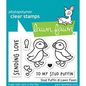 Lawn Fawn - Tampons photopolymères transparents - Macareux moine