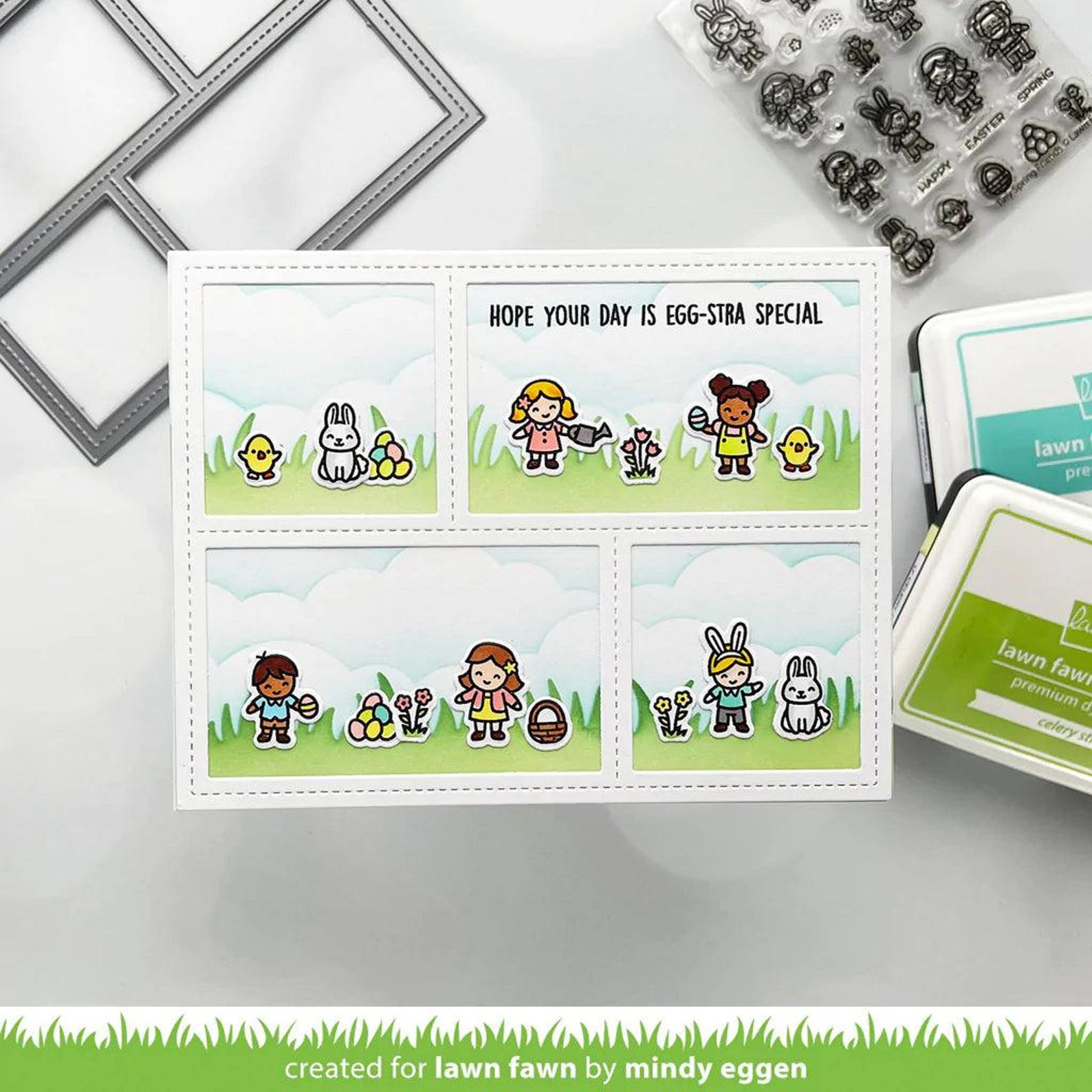 Lawn Fawn - Clear Photopolymer Stamps - Tiny Spring Friends - Etsy
