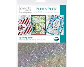 Therm O Web - Fancy Foils - 6 x 8 - Sparkling Silver