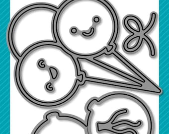 Lawn Fawn - balloon bunch - lawn cuts