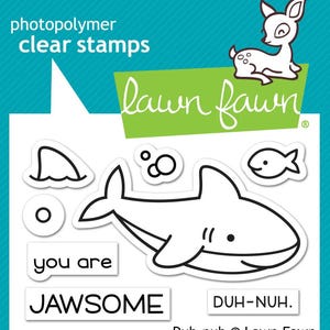 Lawn Fawn - duh-nuh - set di timbri trasparenti