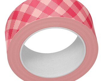 Lawn Fawn - pink gingham - Washi Tape -