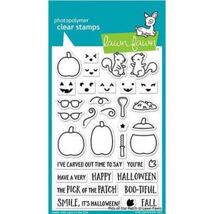 Lawn Fawn - 透明フォトポリマースタンプ - Pick of the Patch