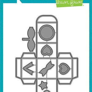 Lawn Fawn - Pelouse coupée - Matrices de découpe - Petite boîte cadeau