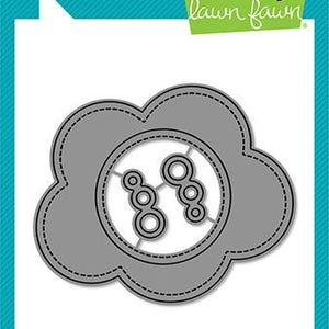 Lawn Fawn-Lawn Cuts-Dies-Magic Iris Thought Bubble Add-on