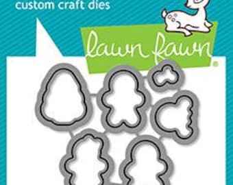Lawn Fawn-Lawn Cuts-Dies-Tiny Gingerbread