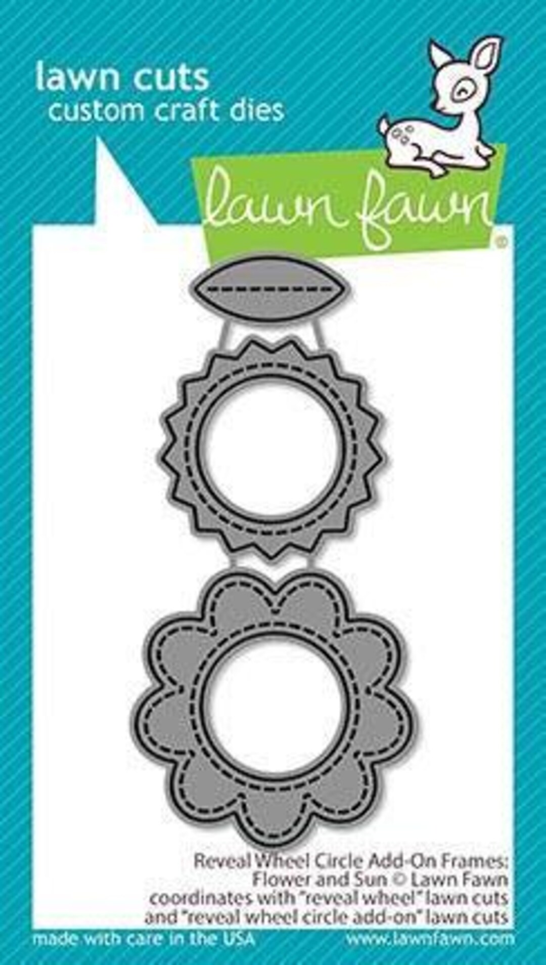 Lawn Fawn - Reveal Wheel Circle Add-on Frames: Flower and Sun - Etsy