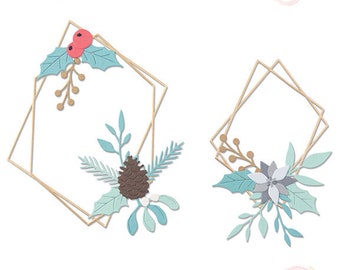 Sizzix - Thinlits Die - Geometric Winter Frame