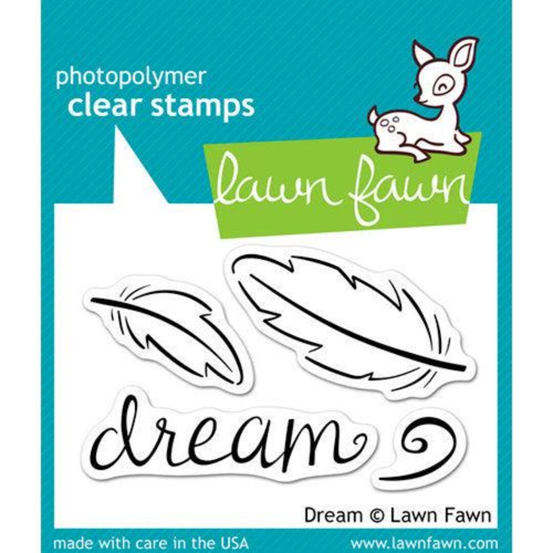 Lawn Fawn - Clear Photopolymer Stamps - Dream - Etsy