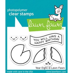 Lawn Rehkitz - Klare Acrylstempel - Jahr Acht
