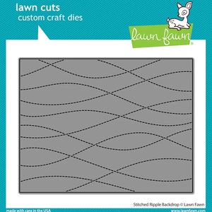 Lawn Fawn - stitched ripple backdrop - lawn cuts