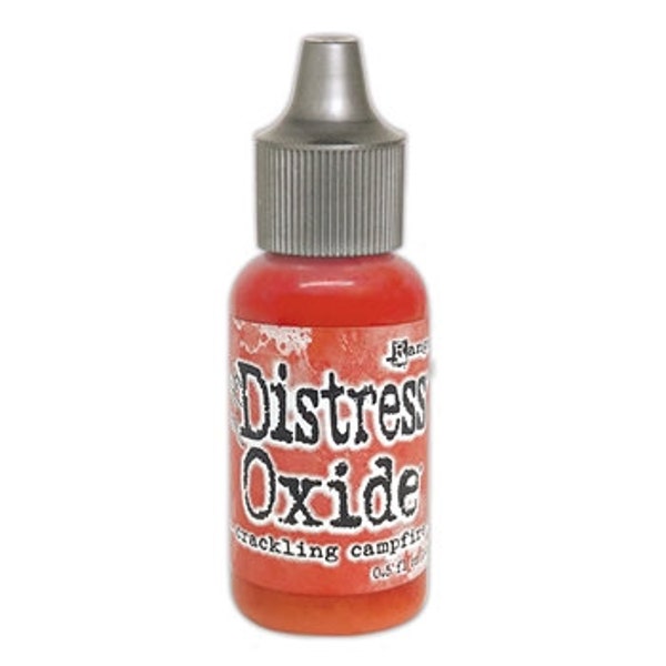 Tim Holtz Distress® Oxide® Ink Pad Re-Inker Crackling Campfire 0.5oz  ( 2020 New Color)