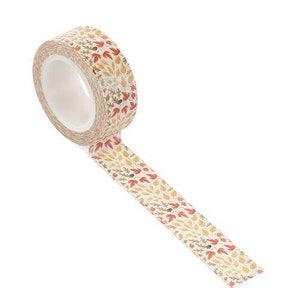 Carta Bella Paper - Fall Market Collection - Decorative Tape - Whisking Leaves