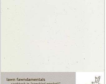 Lawn Fawn-Speckled Eggshell Cardstock-8.5x11