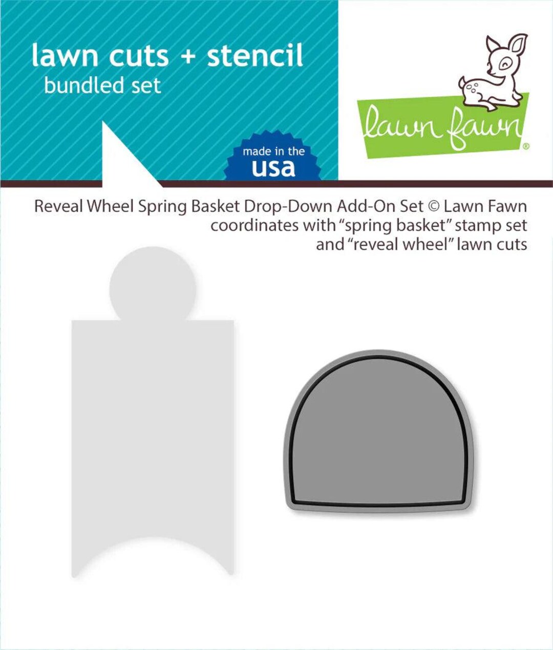 Lawn Fawn - Reveal Wheel Spring Basket Drop-down Add-on Set - Lawn Cuts ...