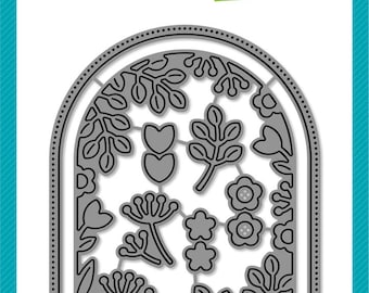 Lawn Fawn - secret garden window - Lawn Cuts - Dies