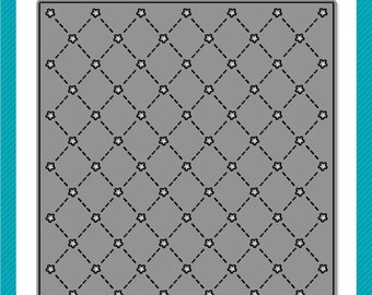 Lawn Fawn - quilted star backdrop lawn cuts - lawn cuts