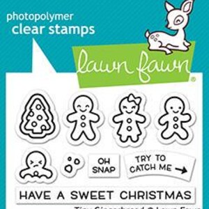 Lawn Fawn-Clear Stamps-Tiny Gingerbread