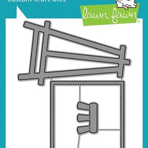 Lawn Fawn - canvas and easel - lawn cuts