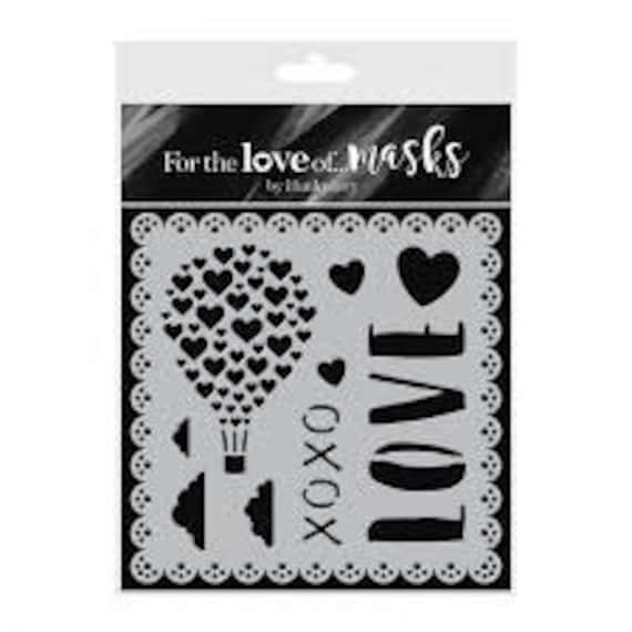 Hunkydory For the Love of Masks Stencil Template 5.5/" x 5.5/" Choice of Designs