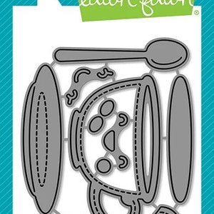 Lawn Fawn - stitched teacup - lawn cuts
